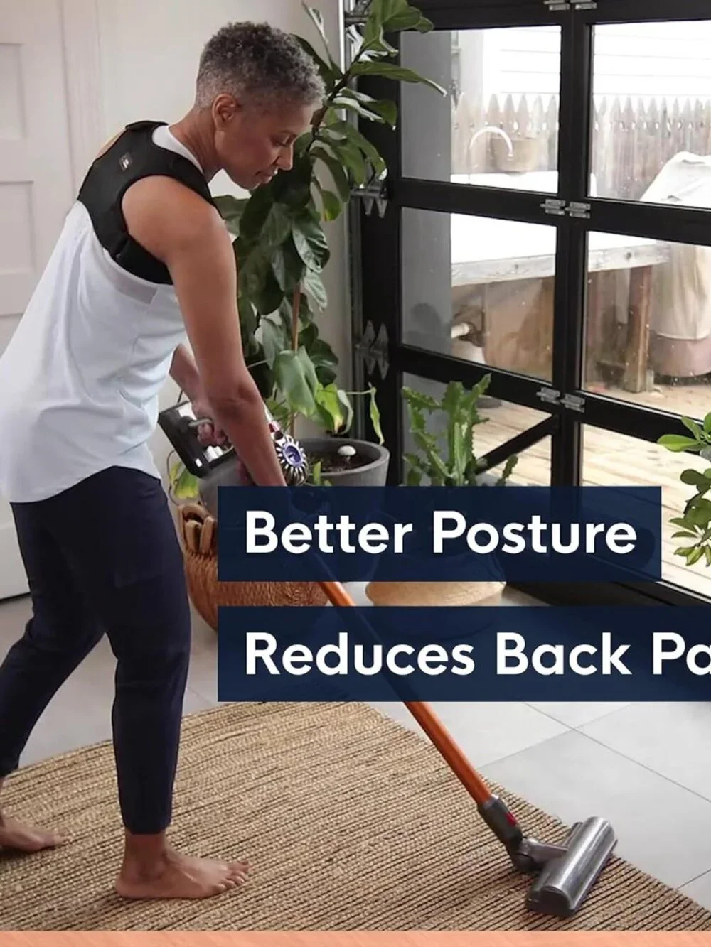 Back Brace Posture Corrector for Women and Men. Copper Infused Shoulder Straight - Picture 6 of 8